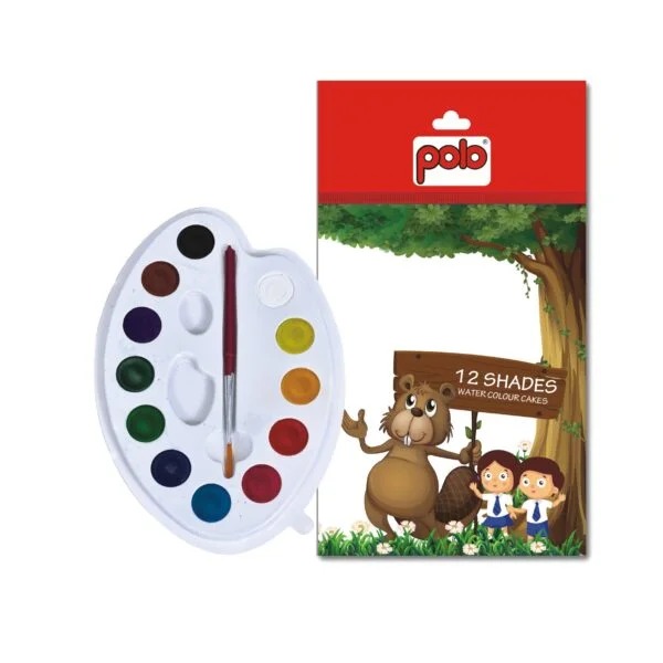 Water Colour Cakes 12 Shades Palette